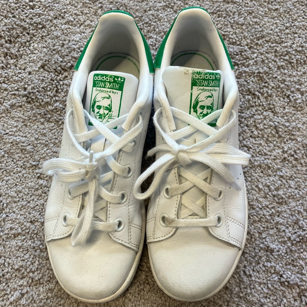 Adidas Stan Smith White Green Sneakers